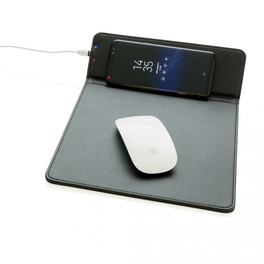 Mousepad din PU cu încărcare wireless integrată – 5W [7]
