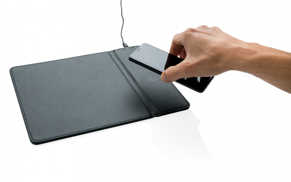 Mousepad din PU cu încărcare wireless integrată – 5W [6]