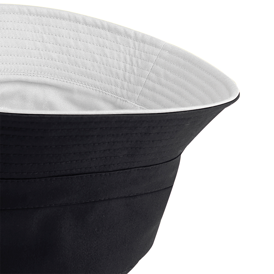 Palarie Ronic Bucket cu doua fete, unisex, negru/gri, S/M [4]