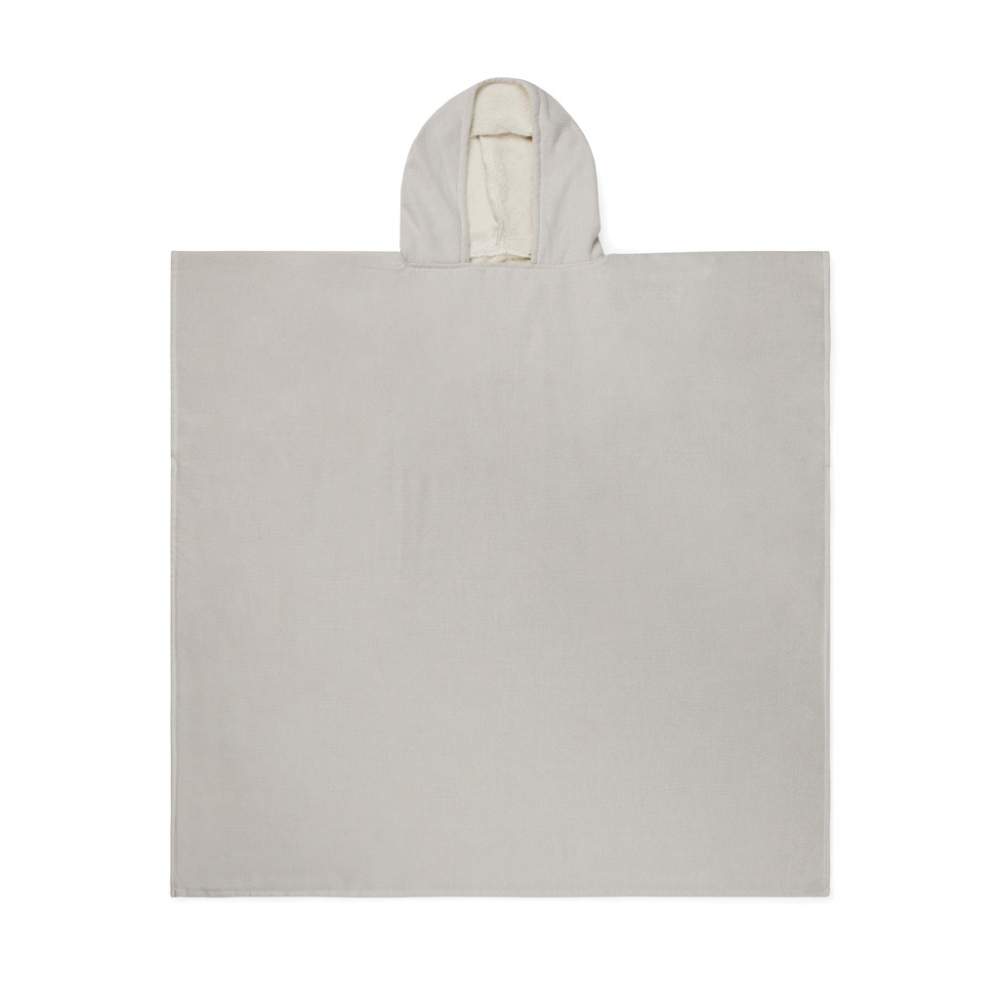 Poncho plajă cu două texturi – bumbac și poliester [3]