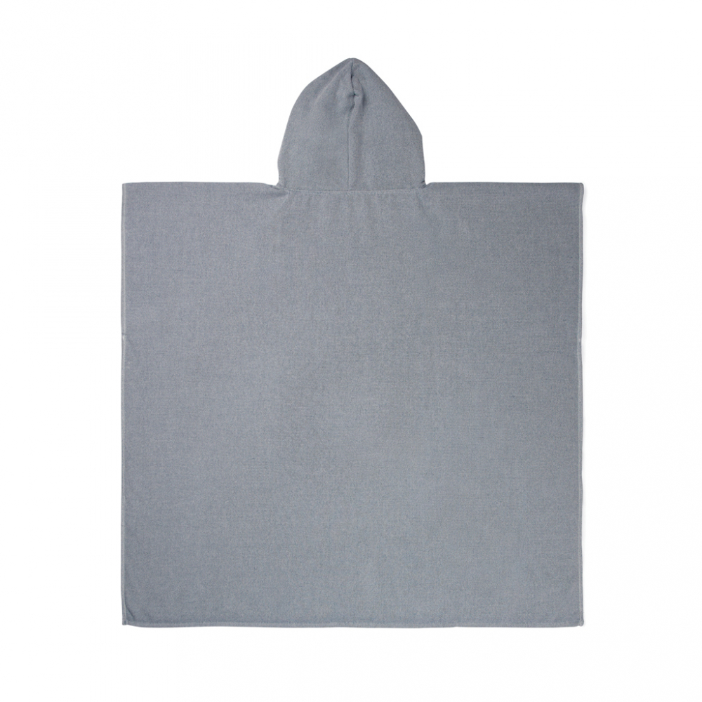 Poncho plajă cu două texturi – bumbac și poliester [5]