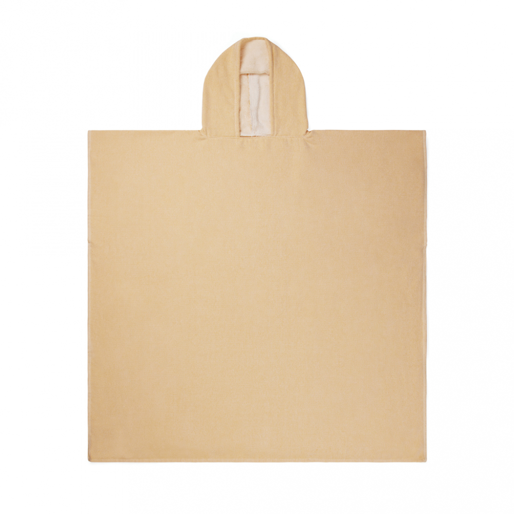 Poncho plajă cu două texturi – bumbac și poliester [3]