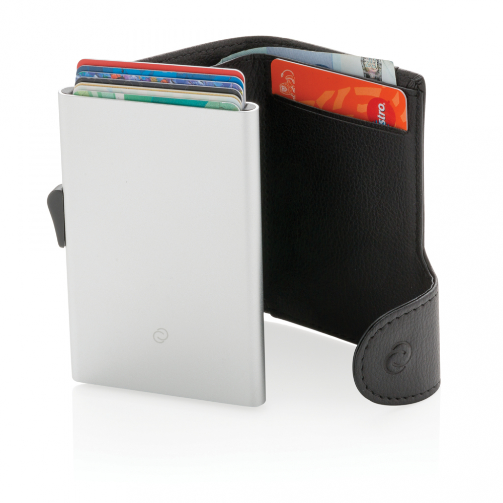 Portcard solid cu protecție anti-skimming și portofel integrat [4]