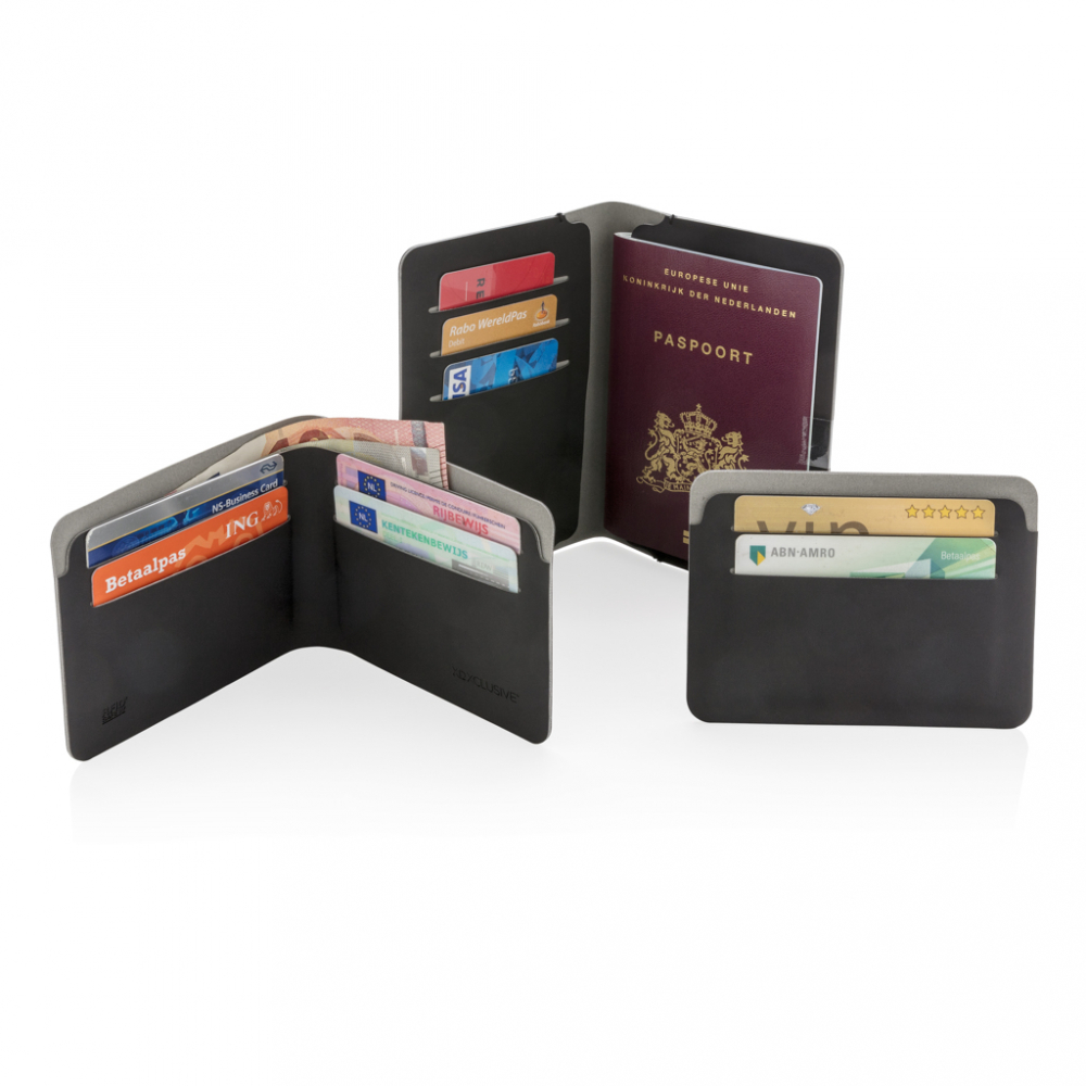 Portofel carduri RFID Quebec ultra-subțire [15]