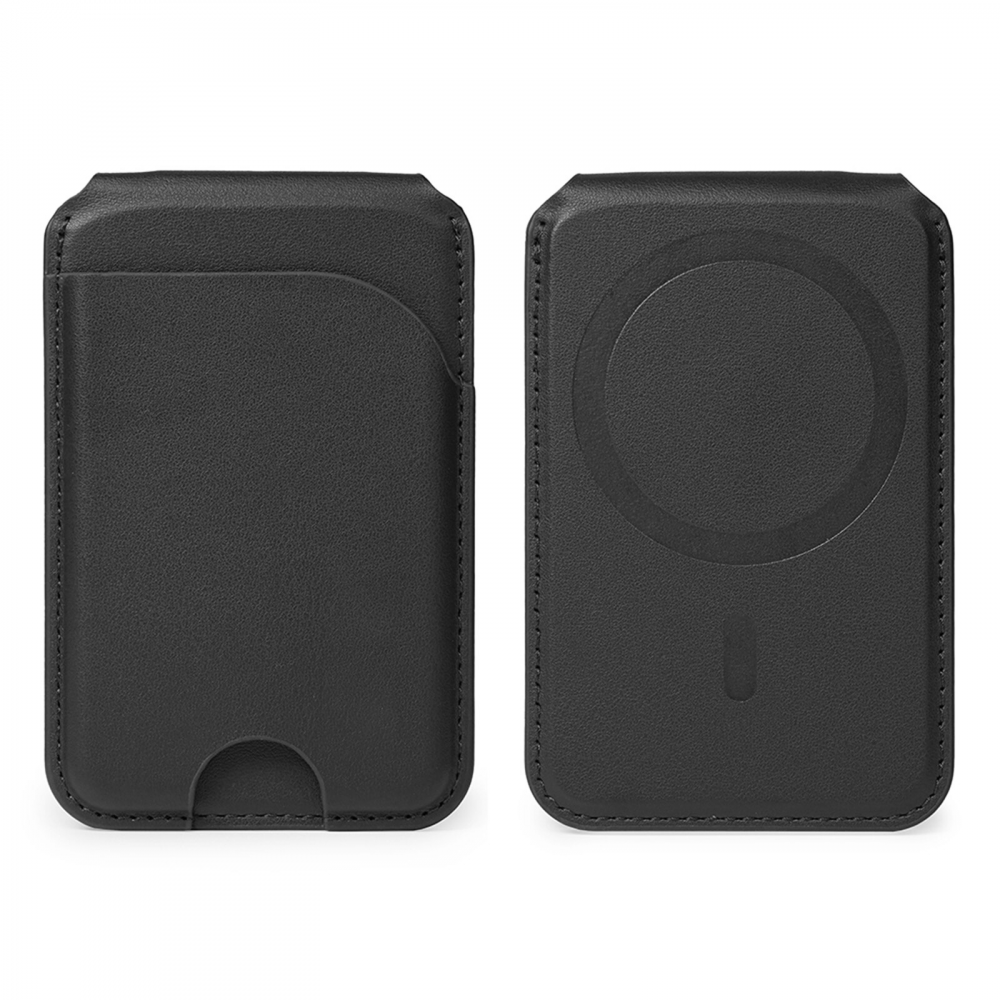 Portofel Magnetic, compatibil MagSafe, capacitate 3 carduri, piele ecologica, suport reglabil [7]