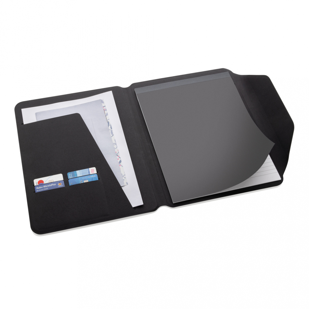 Portofoliu A4  Teri AWARE™ RPET din lemn de nuc [5]