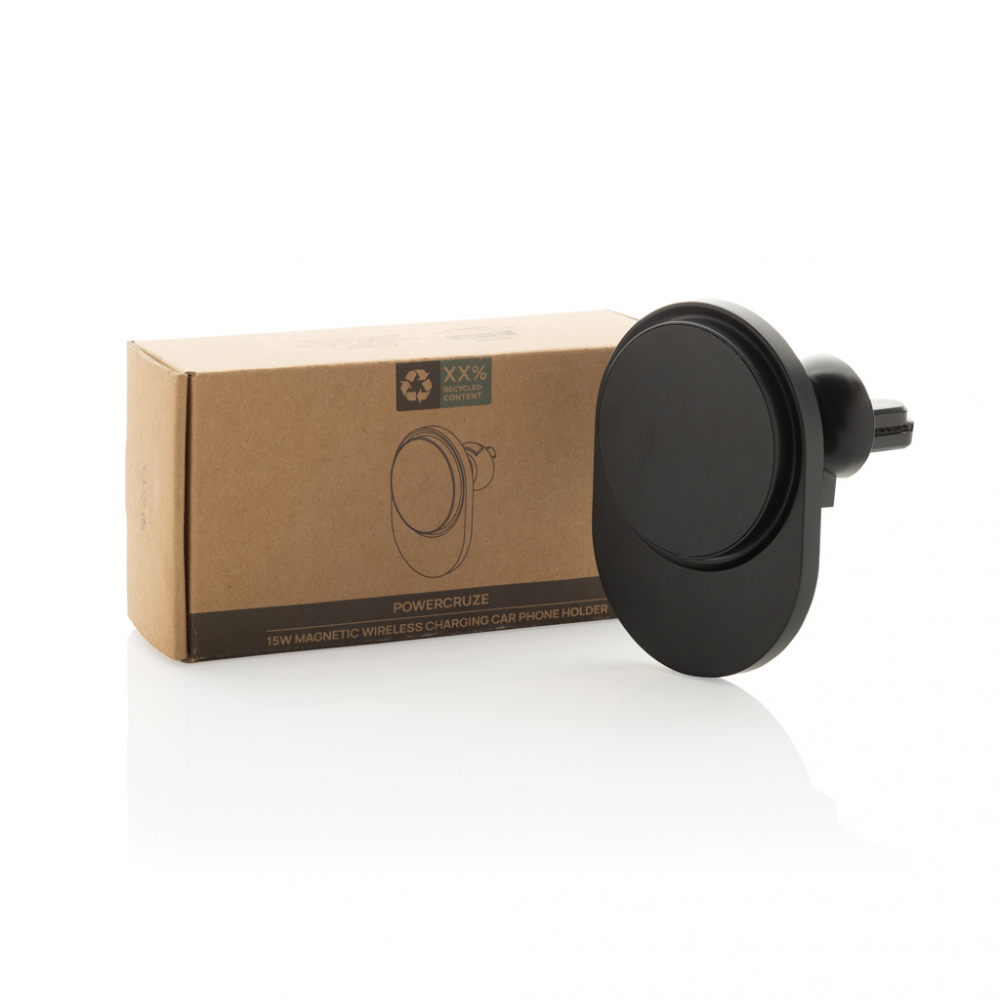 Suport auto cu încărcare wireless magnetică, 15W [12]