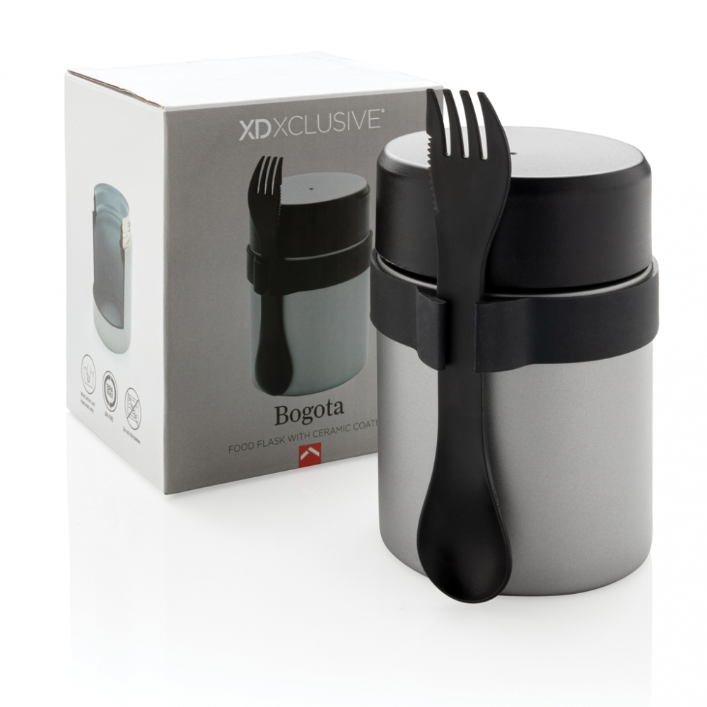 Recipient termoizolant alimentar, 400 ml interior ceramic [12]