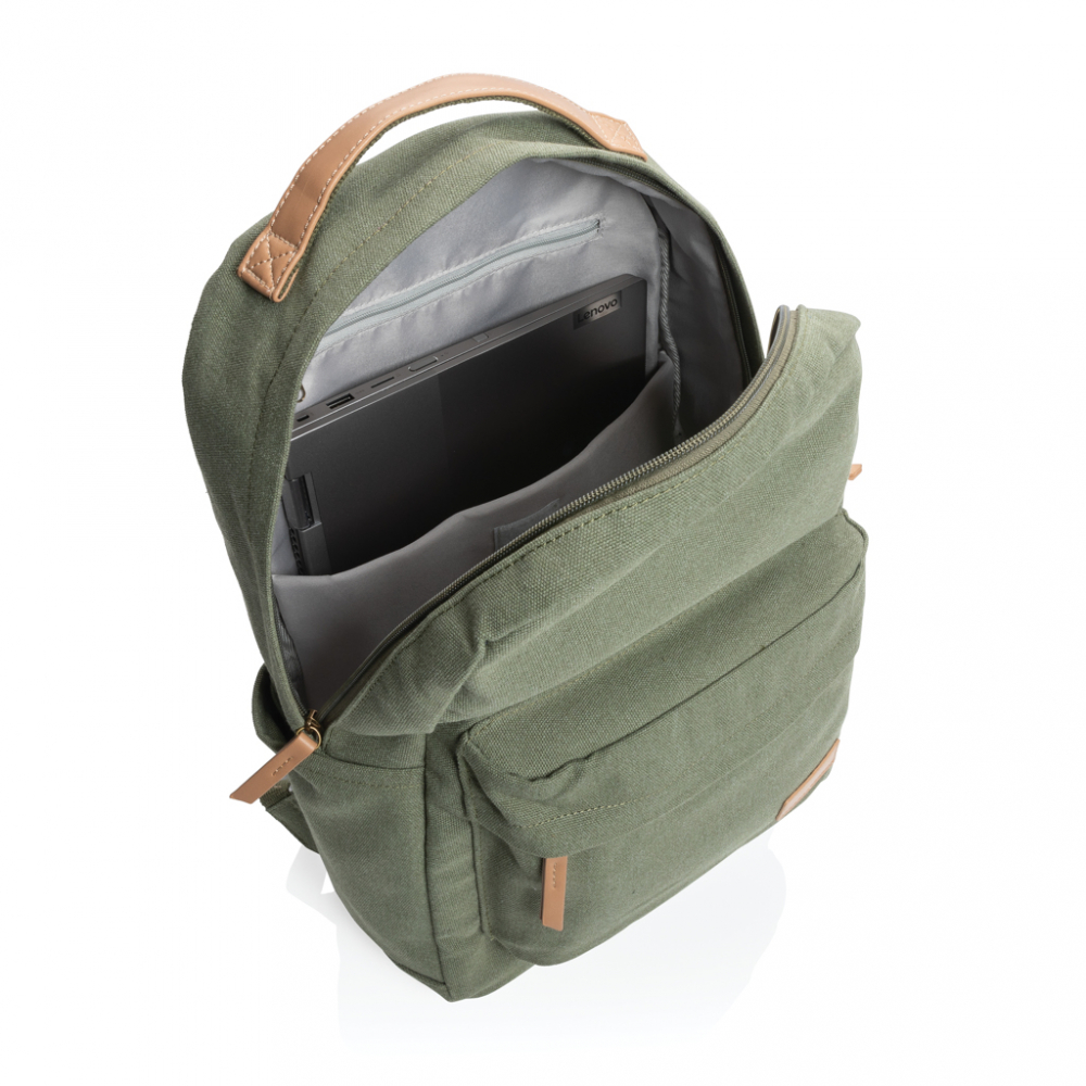 Rucsac din canvas reciclat, 14" [6]