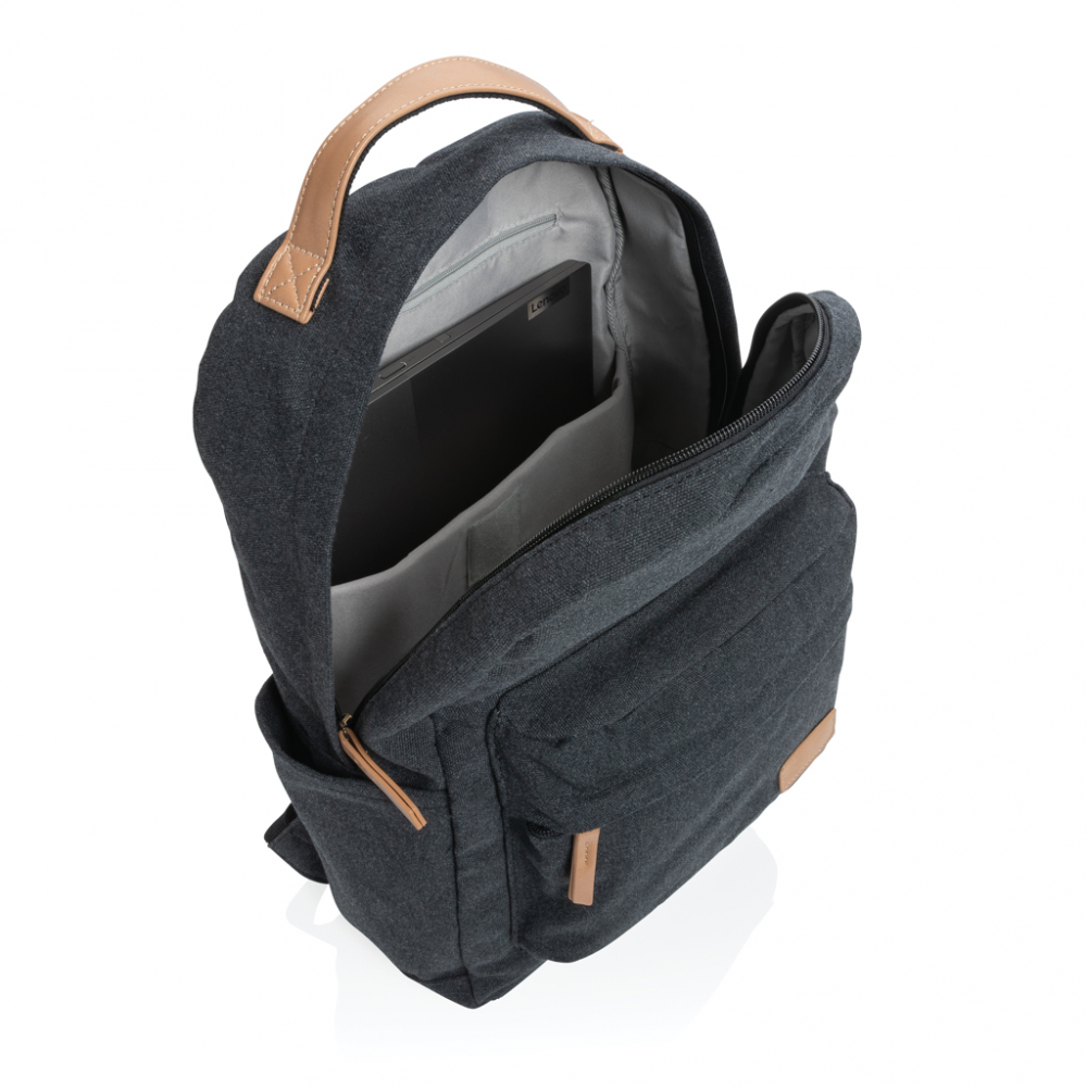 Rucsac din canvas reciclat, 14" [6]