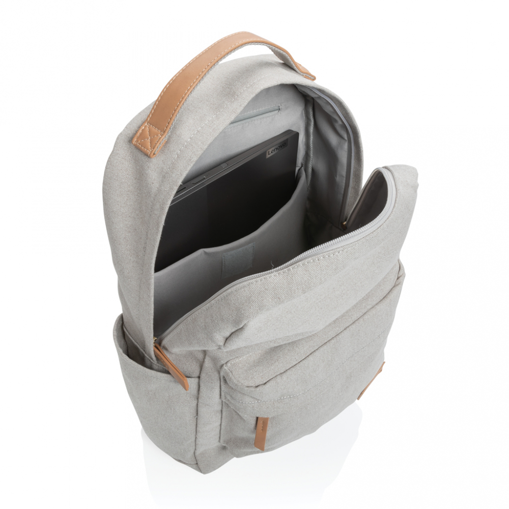 Rucsac din canvas reciclat, 14" [6]
