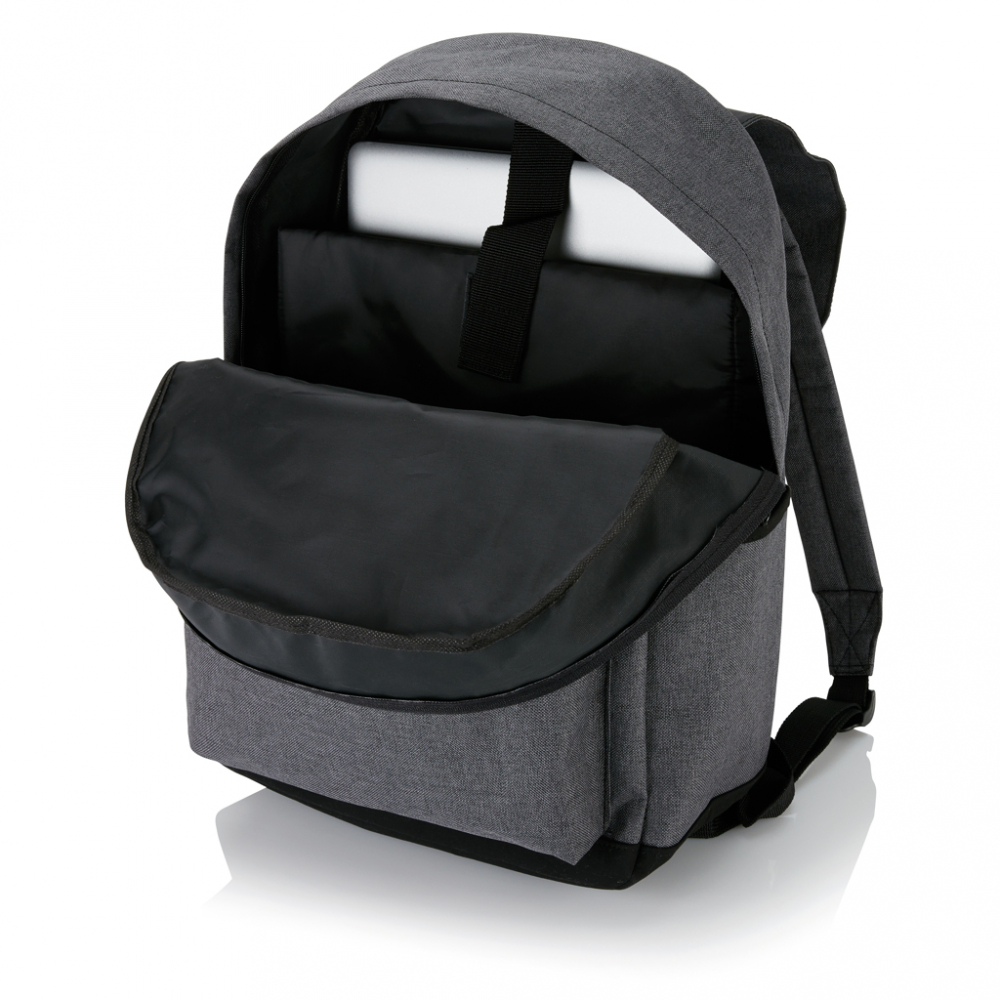 Rucsac laptop 15.6”, poliester 600D în 2 nuanțe [6]