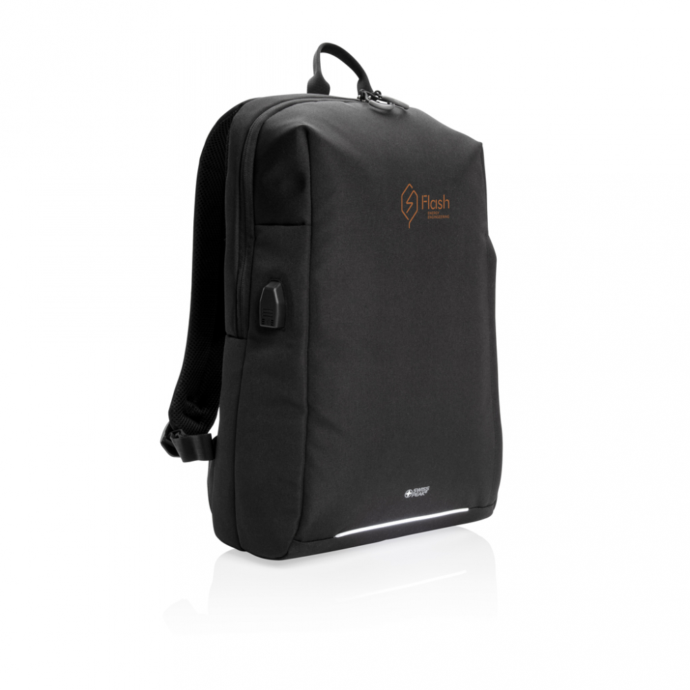 Rucsac Laptop 15.6"  Swiss Peak AWARE™ RFID și USB [12]