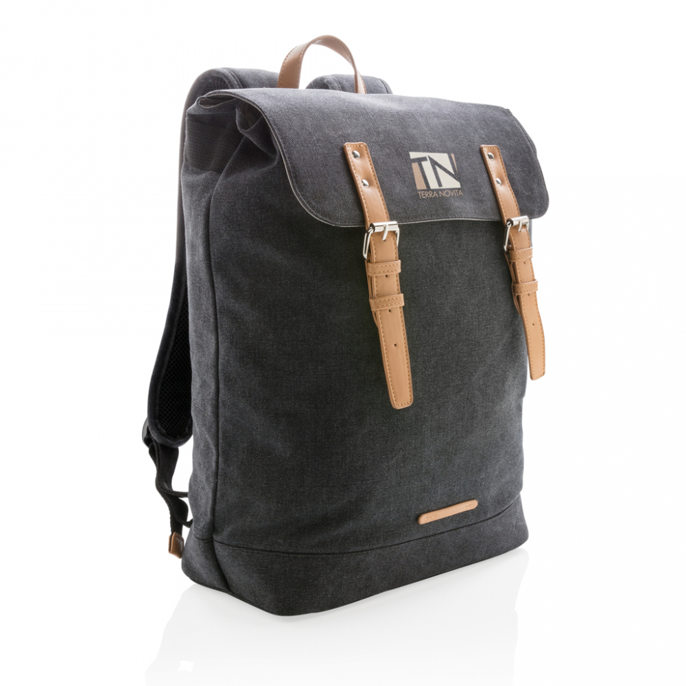 Rucsac laptop Canvas, PVC free, 19L [6]