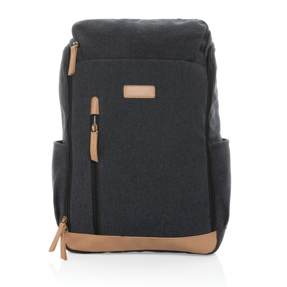 Rucsac laptop din canvas, 15" [3]