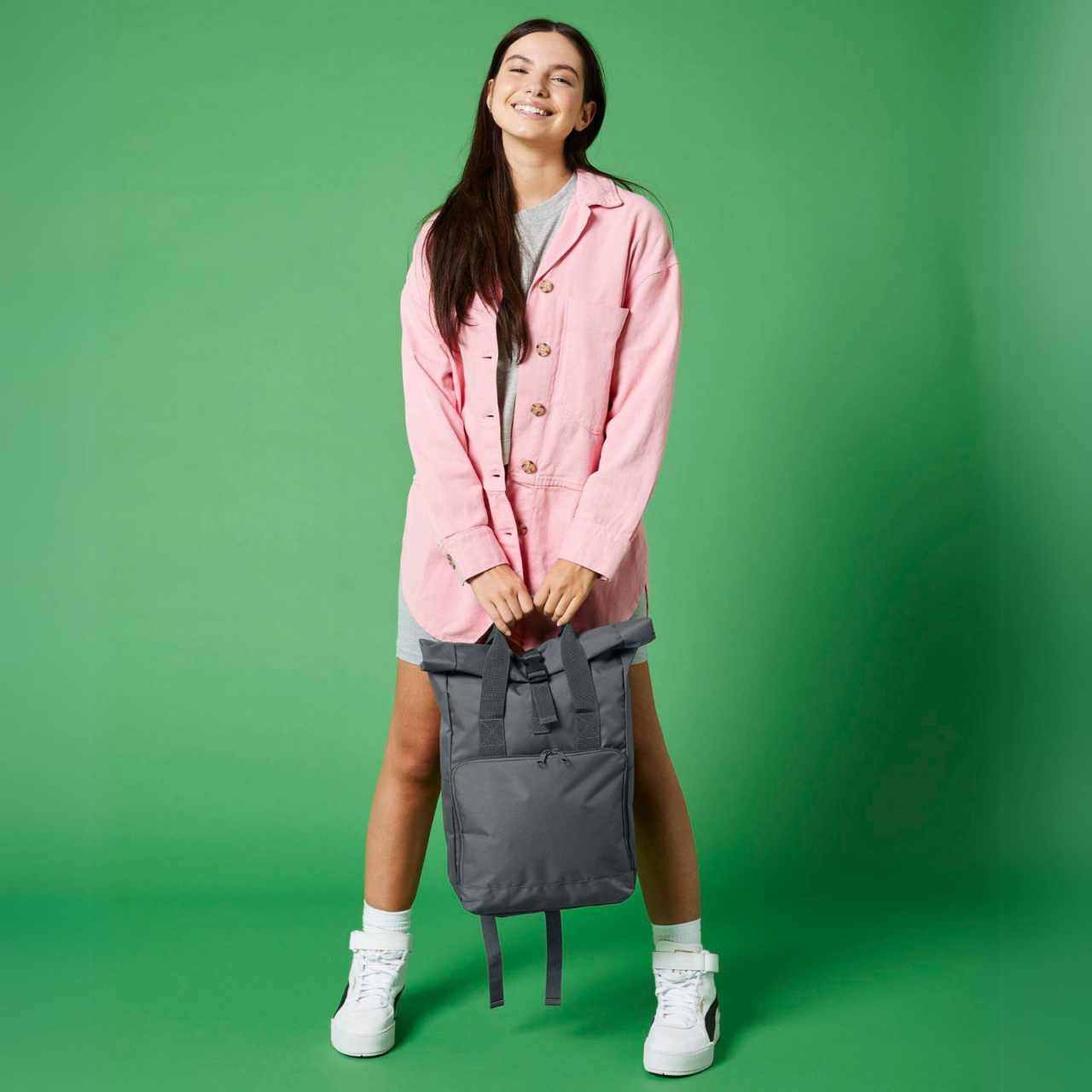 Rucsac Roll-Top, poliester reciclat, 14l [3]