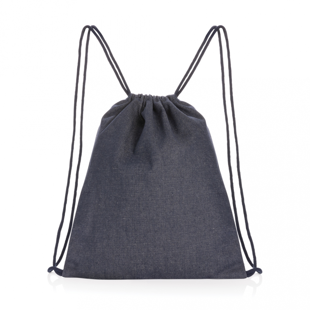 Rucsac tip săculeț din denim reciclat [2]