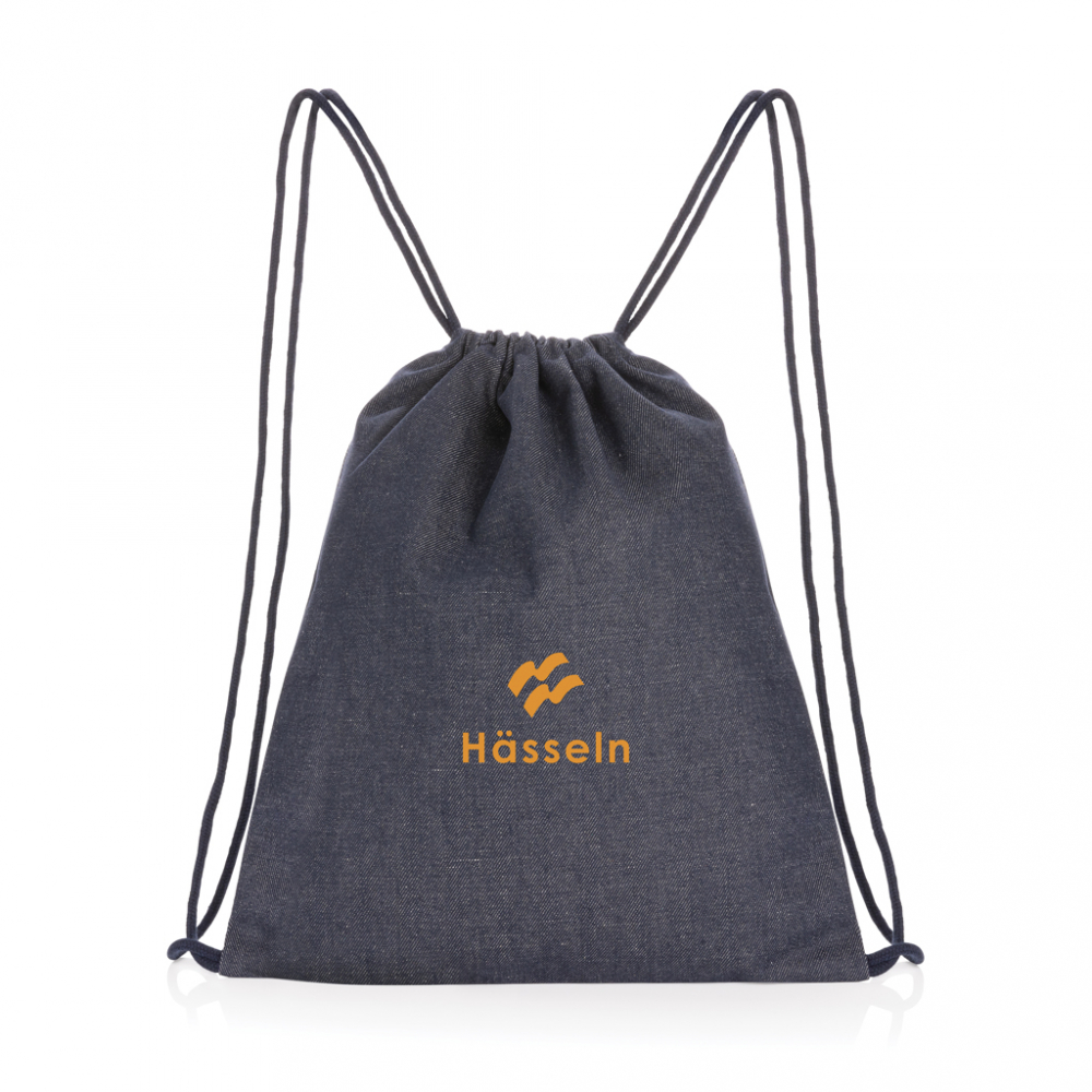 Rucsac tip săculeț din denim reciclat [4]