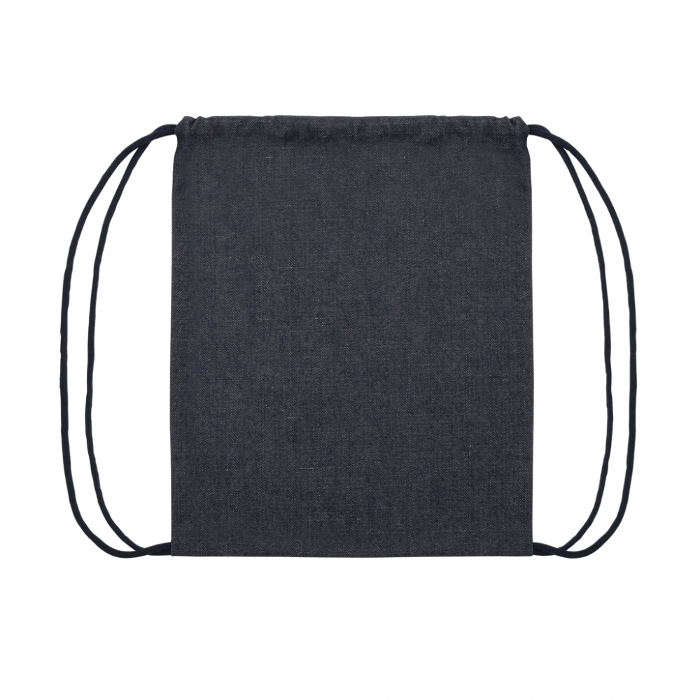 Rucsac tip săculeț din denim reciclat [3]