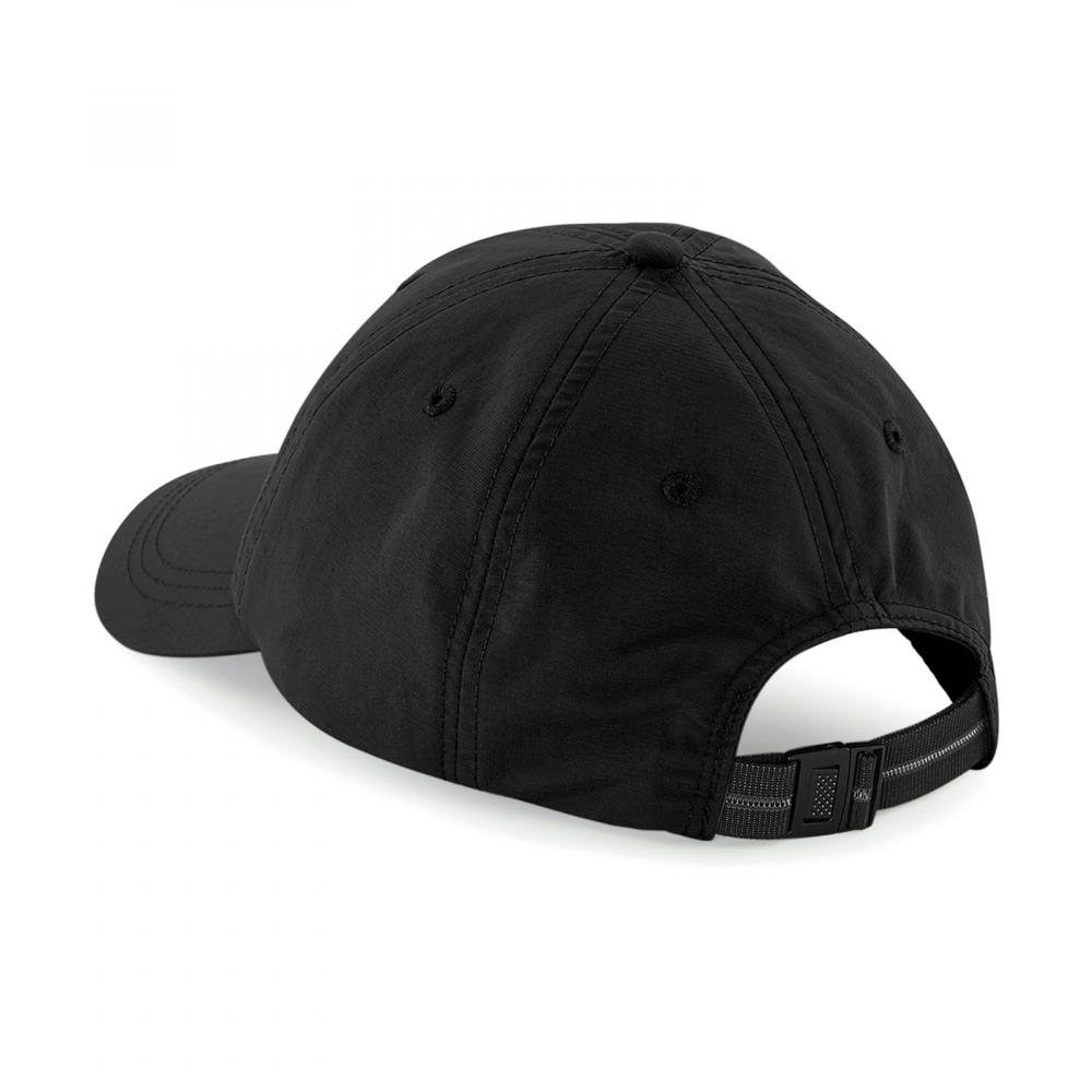 Sapca impermeabila Perform, Ronic X, 100% nylon (ripstop), 6 panouri, banda interioara Coolmax®, cozoroc curbat, marime universala, unisex, negru [2]