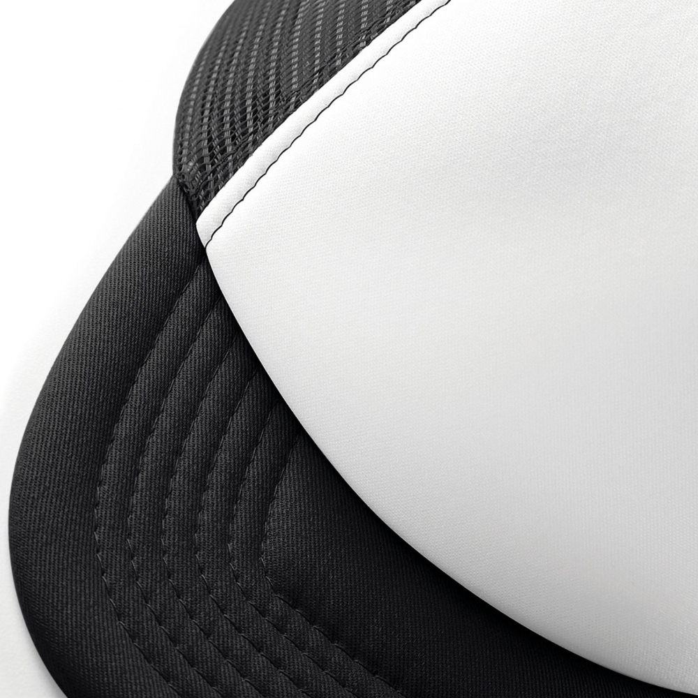 Sapca Snap Trucker, Ronic, marime universala, unisex, negru-alb [3]