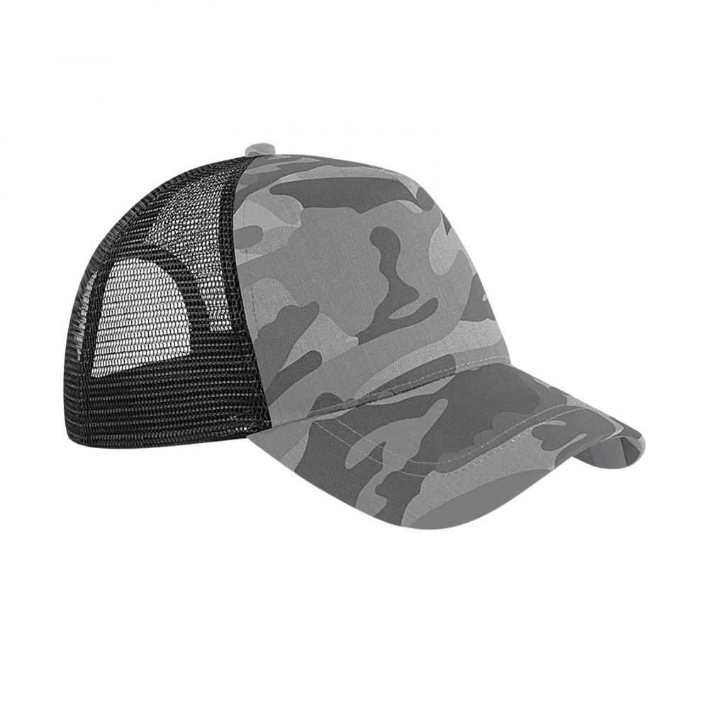 Sapca Snapback, model Trucker, barbati, universala, arctic camo [1]