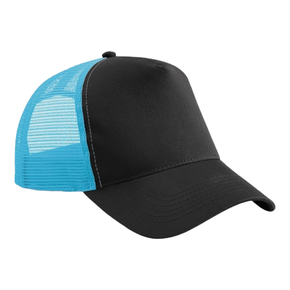 Sapca Snapback, model Trucker, barbati, universala, negru-bleu [1]