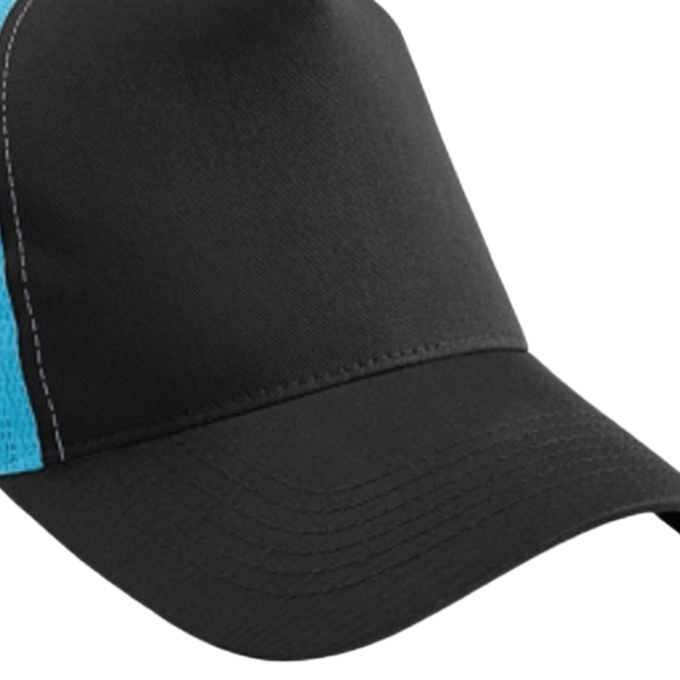 Sapca Snapback, model Trucker, barbati, universala, negru-bleu [3]