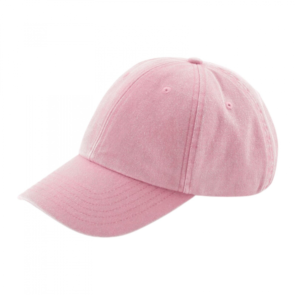 Sapca Vintage Low, 100% bumbac, marime universala, unisex, vintage dusty pink [3]