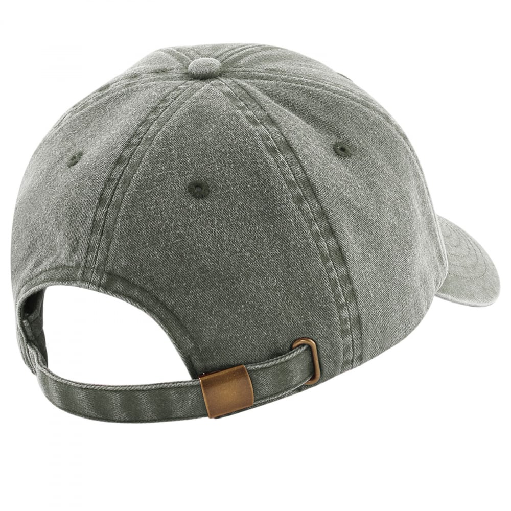 Sapca Vintage Low, 100% bumbac, marime universala, unisex, vintage kaki [2]