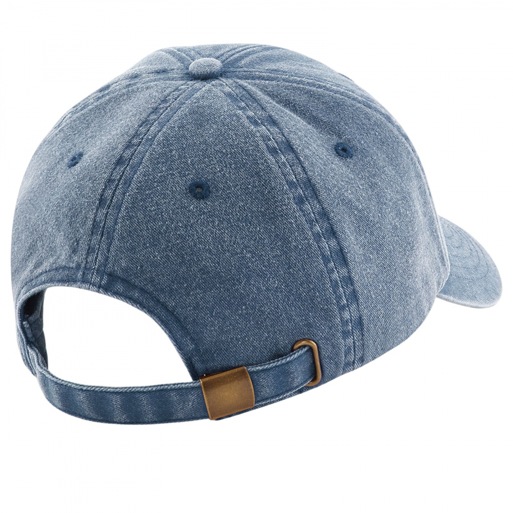 Sapca Vintage Low, 100% bumbac, marime universala, unisex, vintage denim [2]