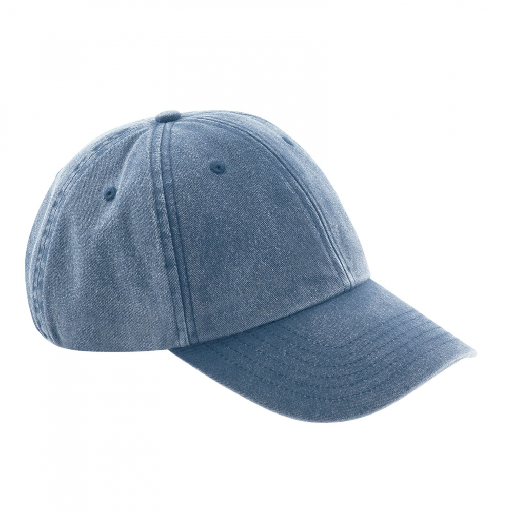 Sapca Vintage Low, 100% bumbac, marime universala, unisex, vintage light denim [1]