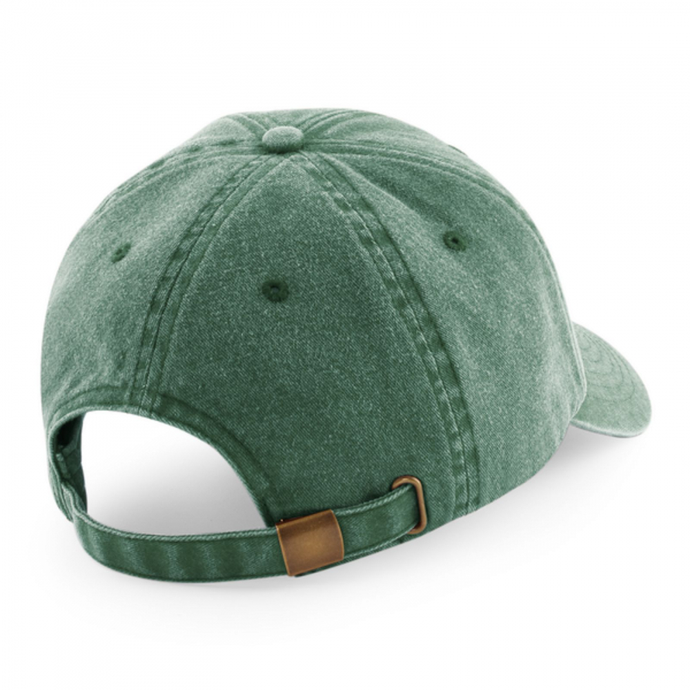 Sapca Vintage Low, 100% bumbac, marime universala, unisex, bottle green [3]