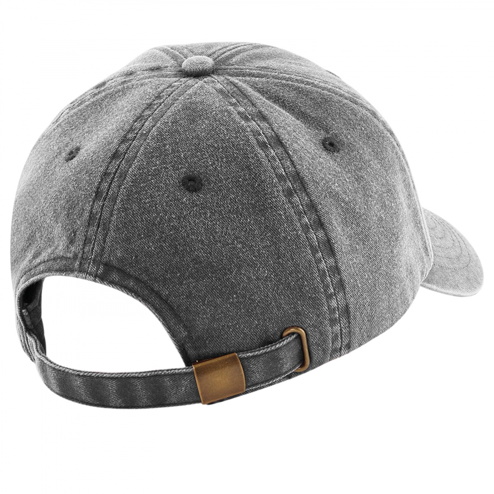 Sapca Vintage Low, 100% bumbac, marime universala, unisex, vintage black [2]