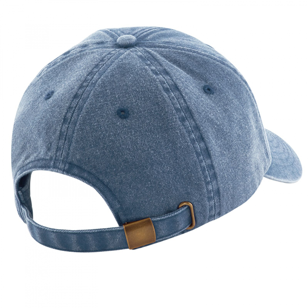 Sapca Vintage Low, 100% bumbac, marime universala, unisex, vintage light denim [2]