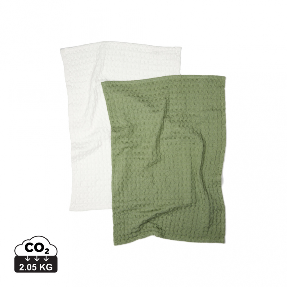 Set 2 prosoape de bucatarie VINGA Cromer waffle [1]