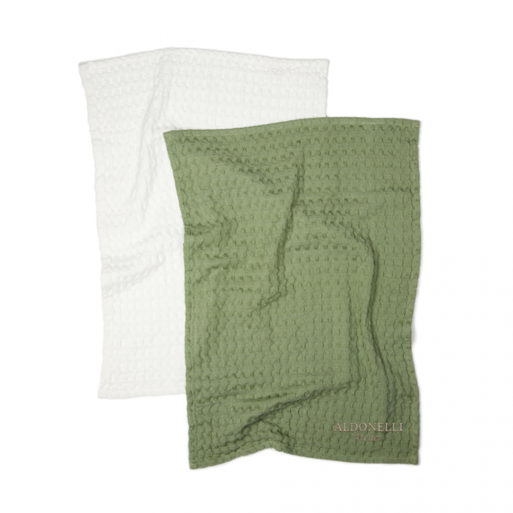 Set 2 prosoape de bucatarie VINGA Cromer waffle [4]