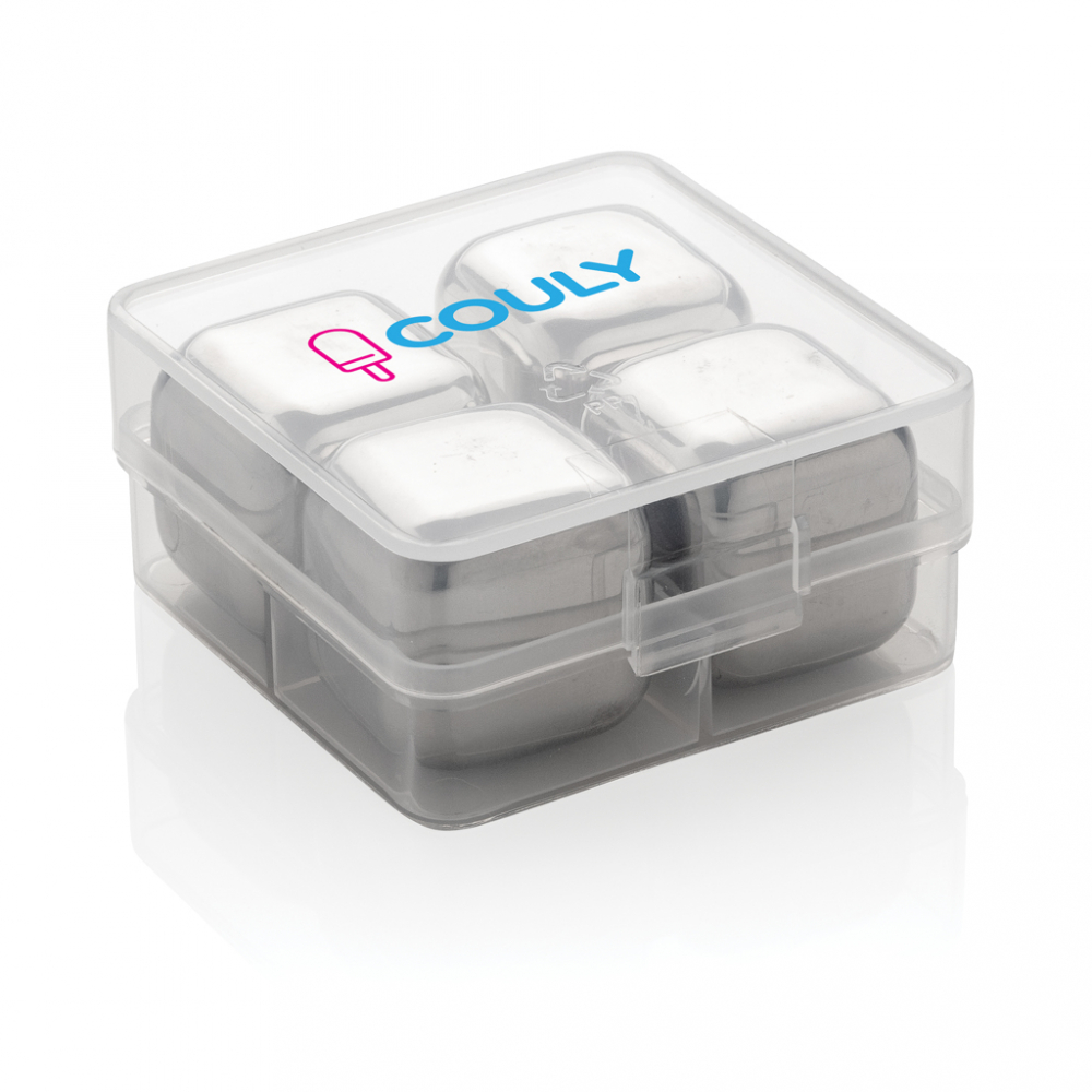 Set 4 cuburi de gheață din oțel inoxidabil [6]