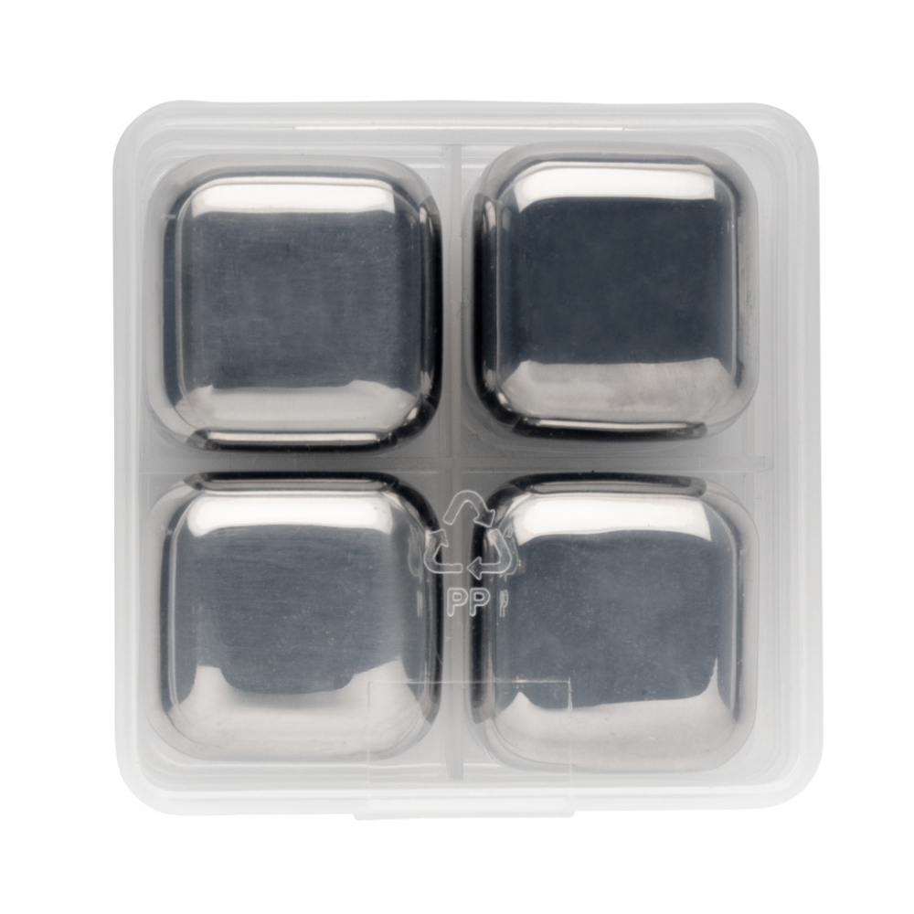 Set 4 cuburi de gheață din oțel inoxidabil [5]