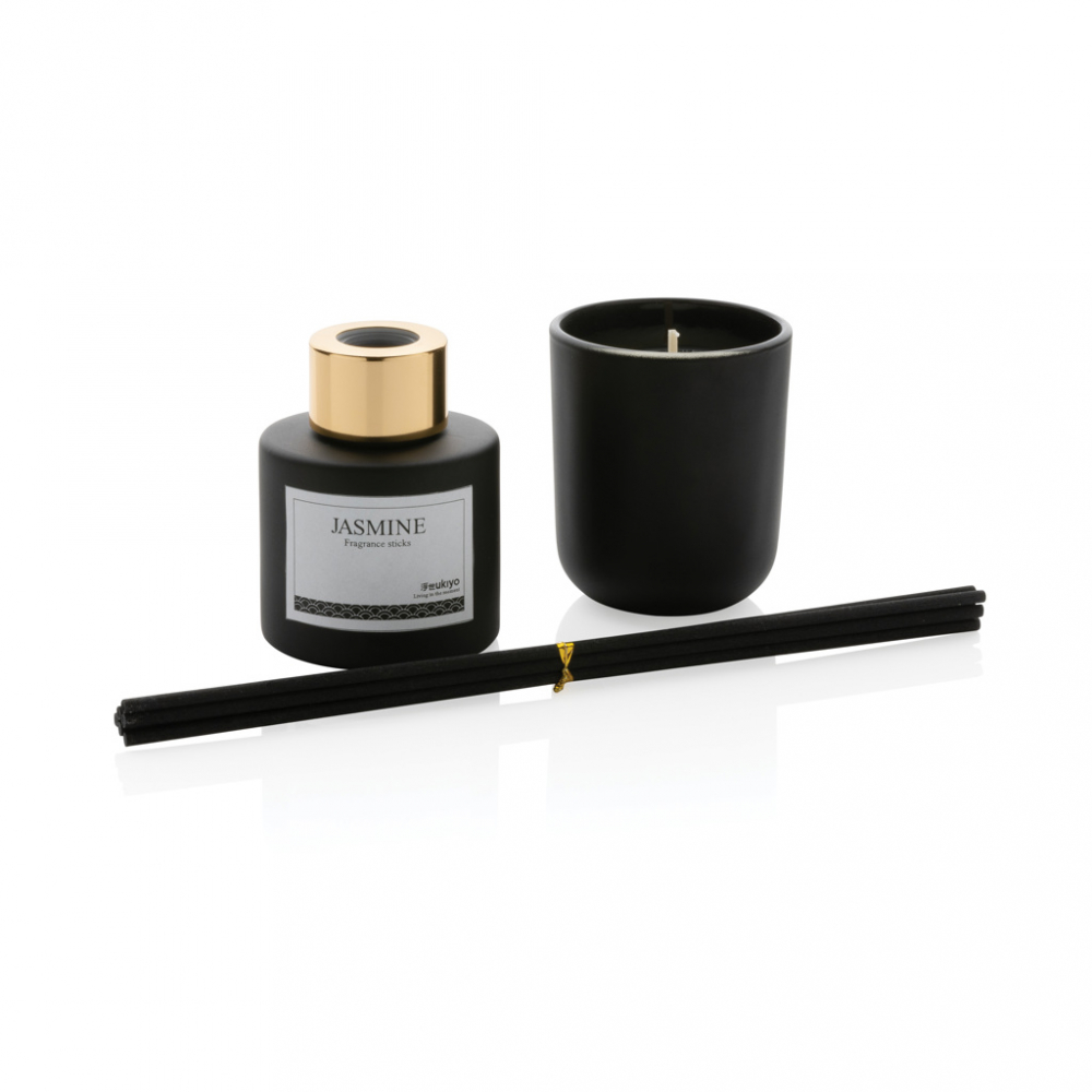 Set cadou Ukiyo, bețișoare parfumate și lumânare [4]
