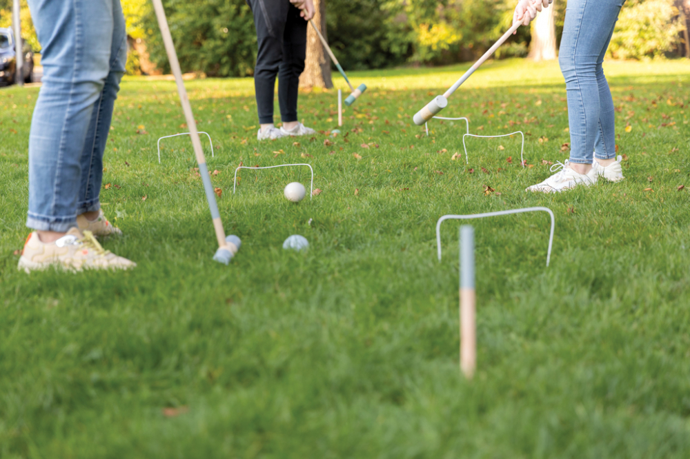Set de croquet din lemn pentru 4 jucători [5]