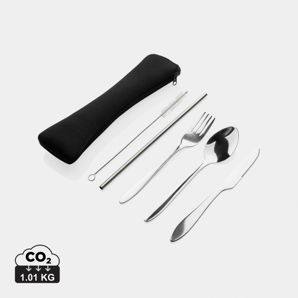 Set de tacâmuri reutilizabile din oțel inoxidabil, 4 piese [1]