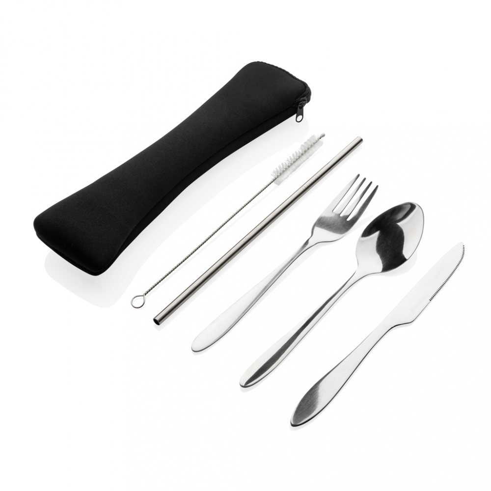 Set de tacâmuri reutilizabile din oțel inoxidabil, 4 piese [2]