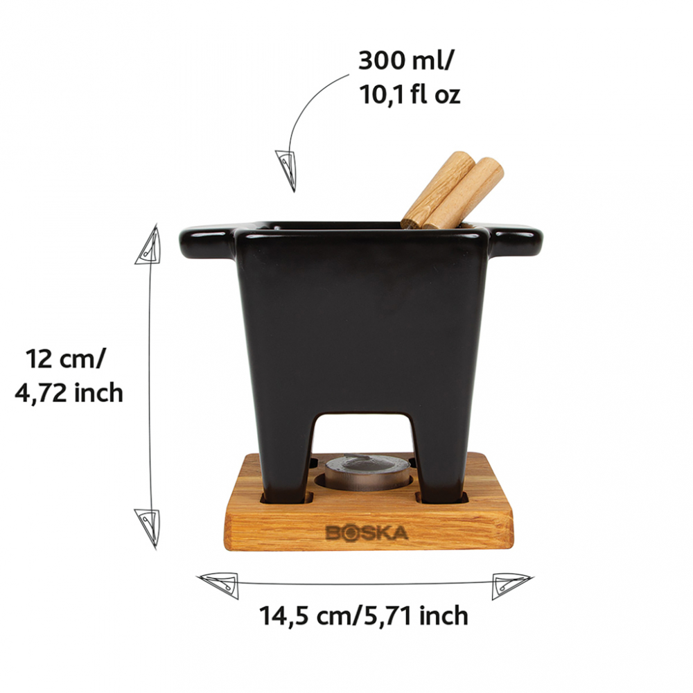 Set fondue Tapas Nero - 300 ml [4]