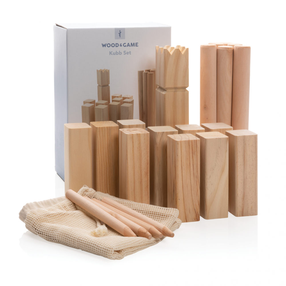Set joc Kubb – distracție clasică în aer liber [7]