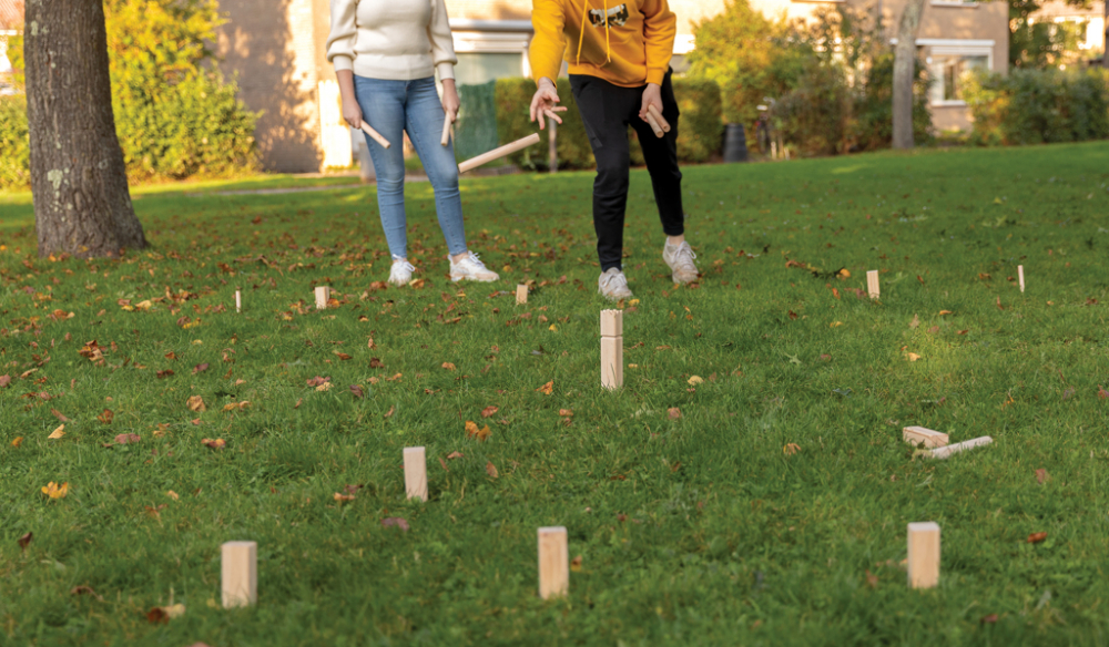 Set joc Kubb – distracție clasică în aer liber [6]