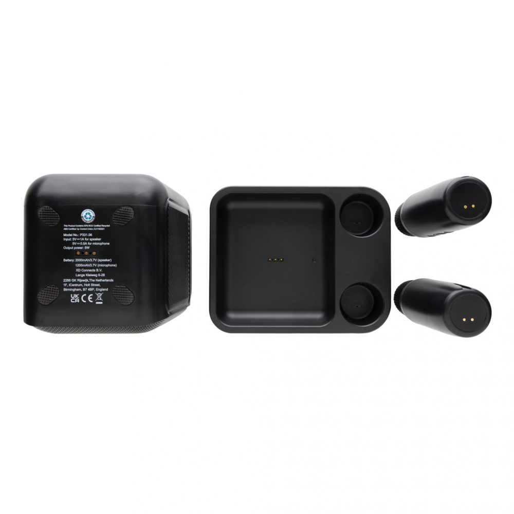 Set karaoke stereo cu 2 microfoane [7]