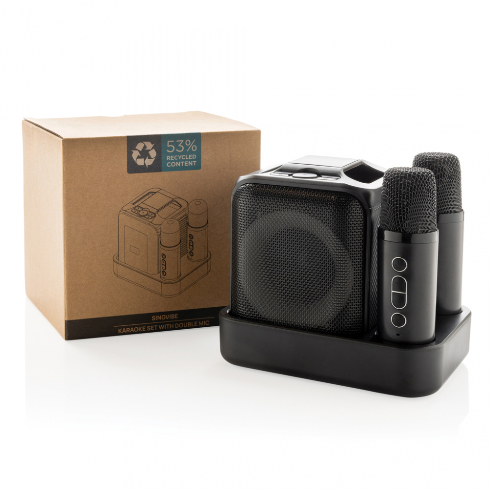 Set karaoke stereo cu 2 microfoane [17]