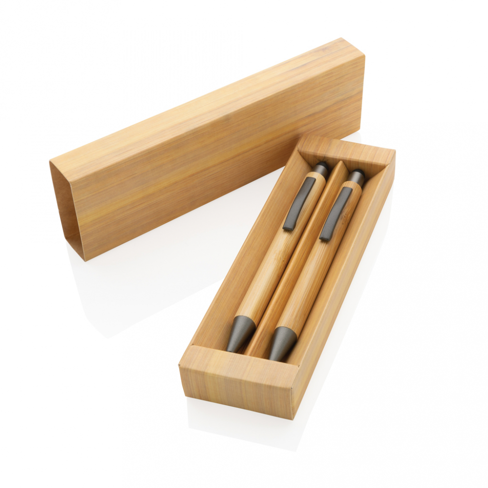 Set modern de scris din bambus FSC® [7]