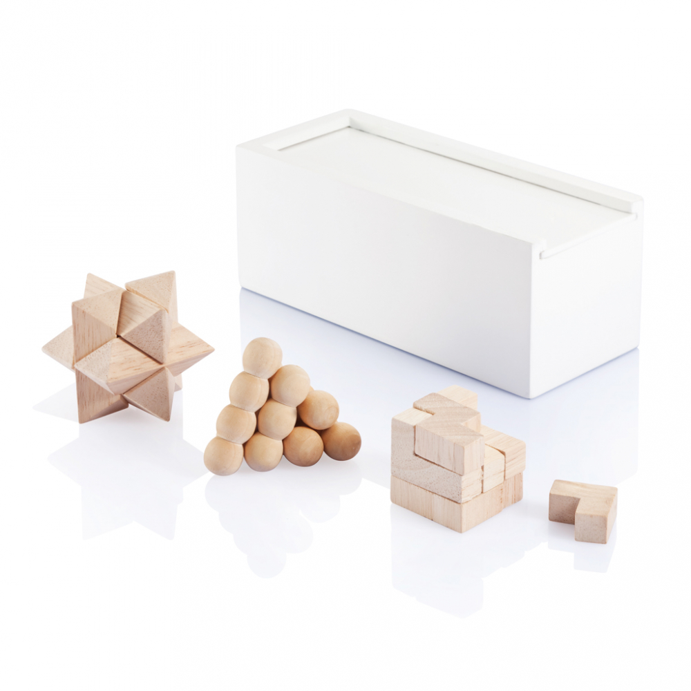 Set puzzle-uri logice din lemn [2]
